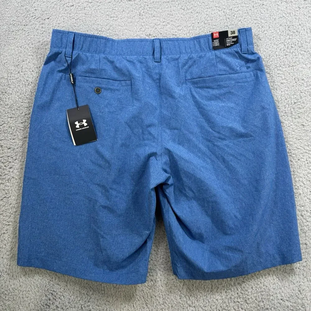 Under‎ Armour Shorts Mens 38 Blue UA Matchplay Flat Front Chino NWT